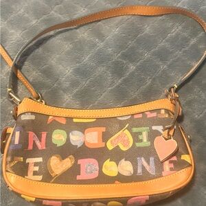 Dooney & Bourke Colorful Letter Print Shoulder Bag